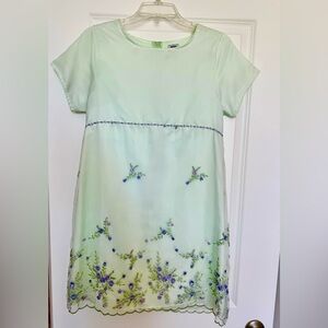 Girls mint Green Party dress